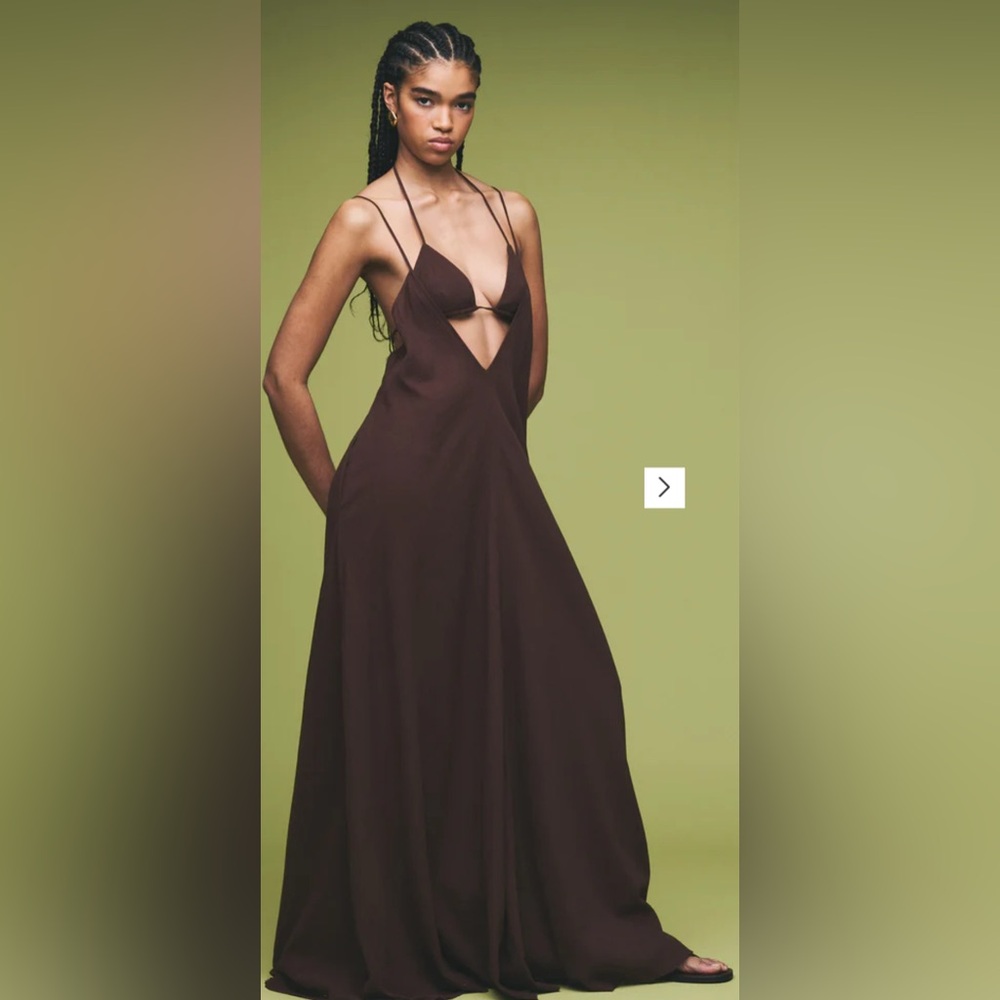 SER.O.YA DEESEE LINEN MAXI DRESS